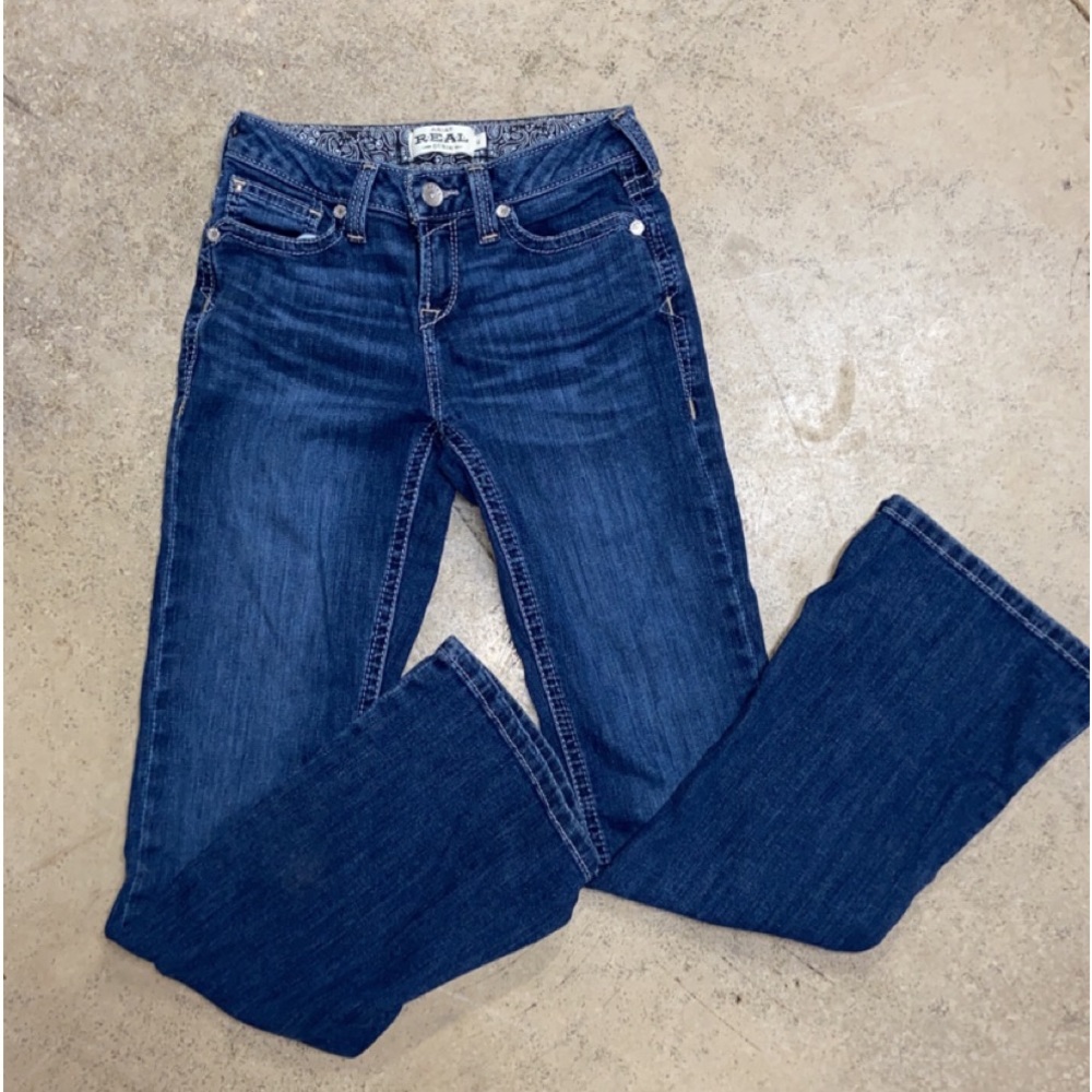 Ariat Girl’s Medium Wash Boot Cut Jeans size 16